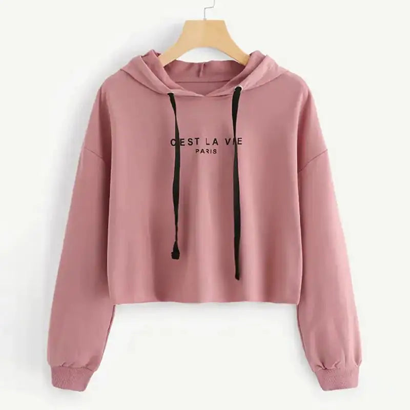Hooded Printed Sweatshirt for Women FondueHaven