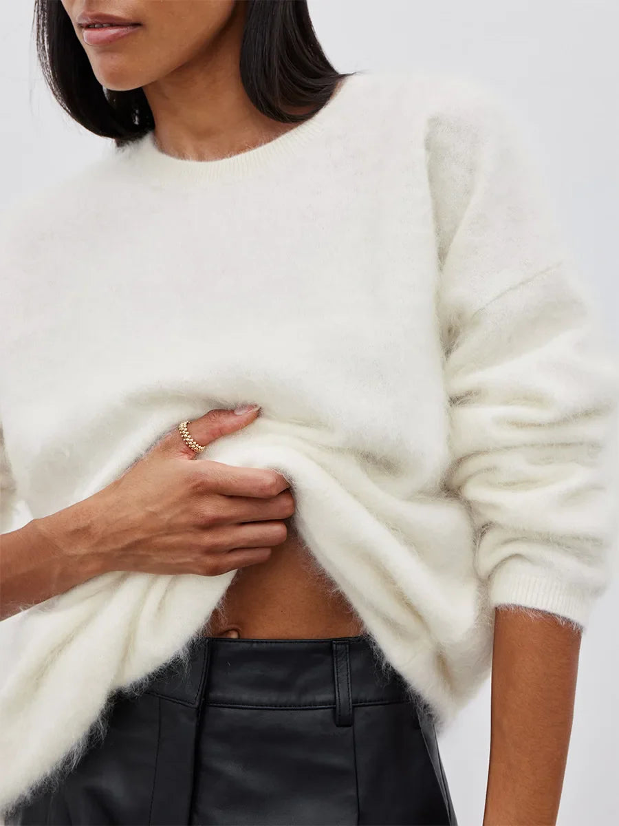 Oversized Mohair Blend Sweater
