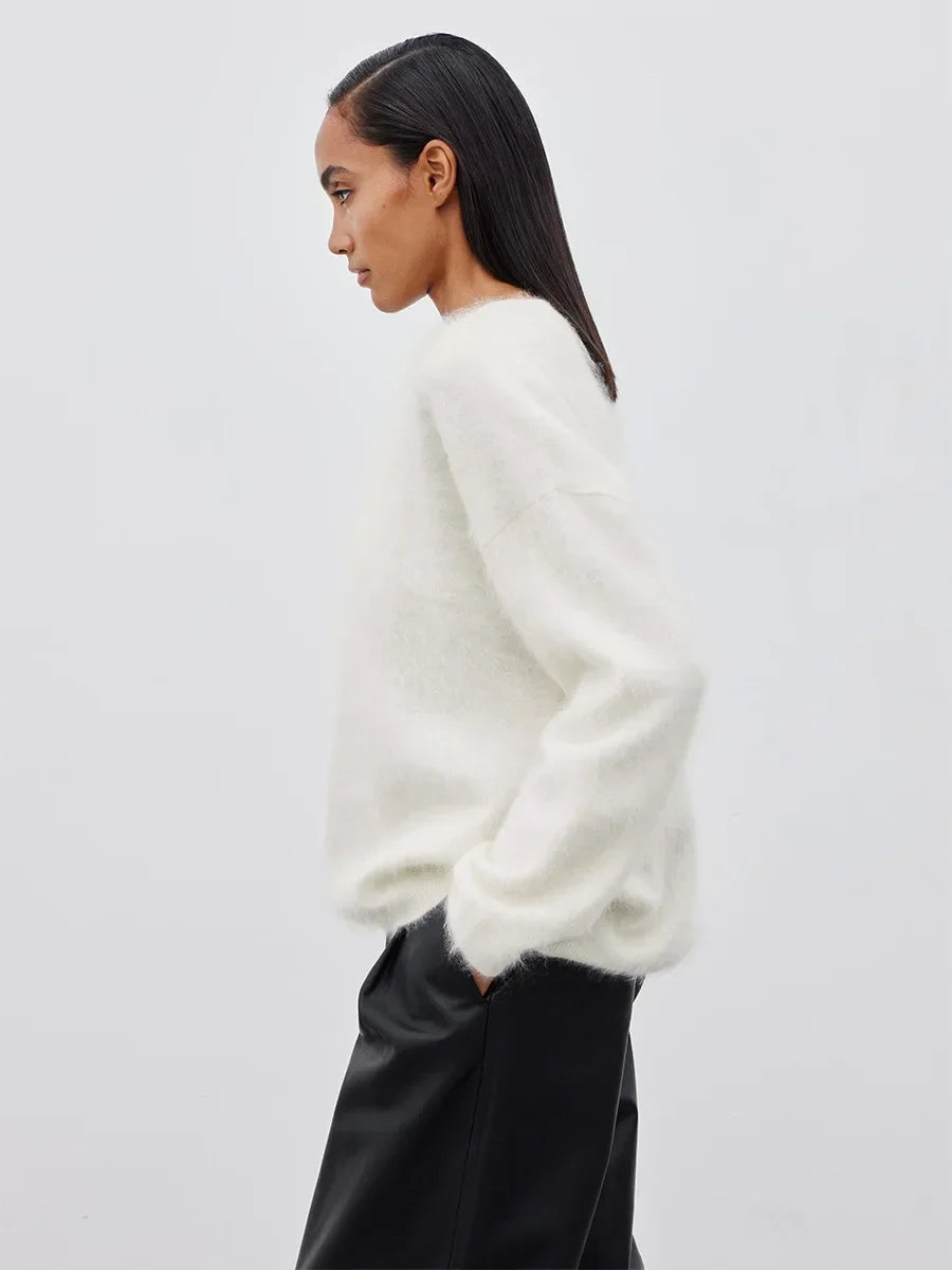Oversized Mohair Blend Sweater