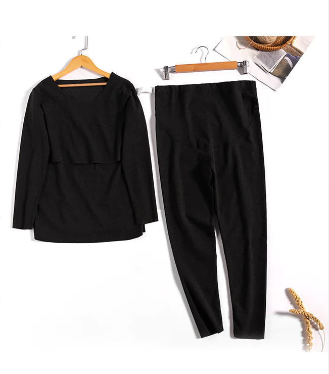 YENS BRA Women's Nursing Pyjamas Set FondueHaven